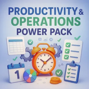 Productivity & Business Operations Power Pack - 3 GPTs