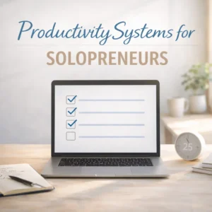 Productivity Systems for Solopreneurs - Video Course